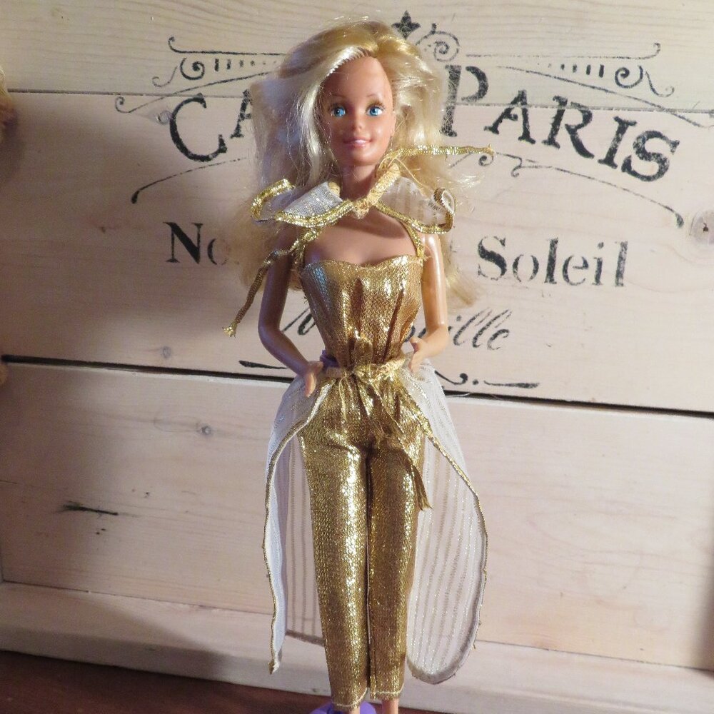 Barbie Golden Dream1980 Doll Vintage Original Outfit Superstar